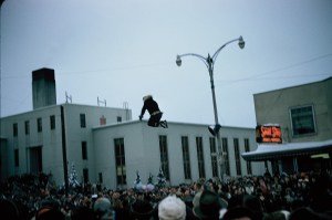 Blanket Toss at 1956 Fur Rendezvous