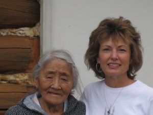 Rhoda Ahgook and Naomi in Anaktuvuk Pass, AK - 2009